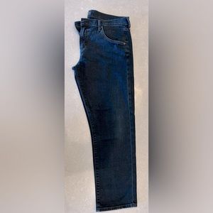 Citizen of Humanity Elsa mid rise Slim Fit Crop in washed black